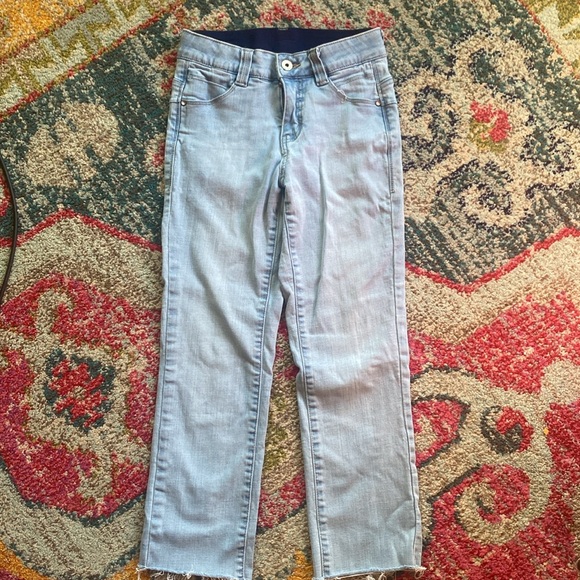 4/$10 Jag Jeans Cropped Light wash size 2 / 26 midrise straight leg - Picture 2 of 8